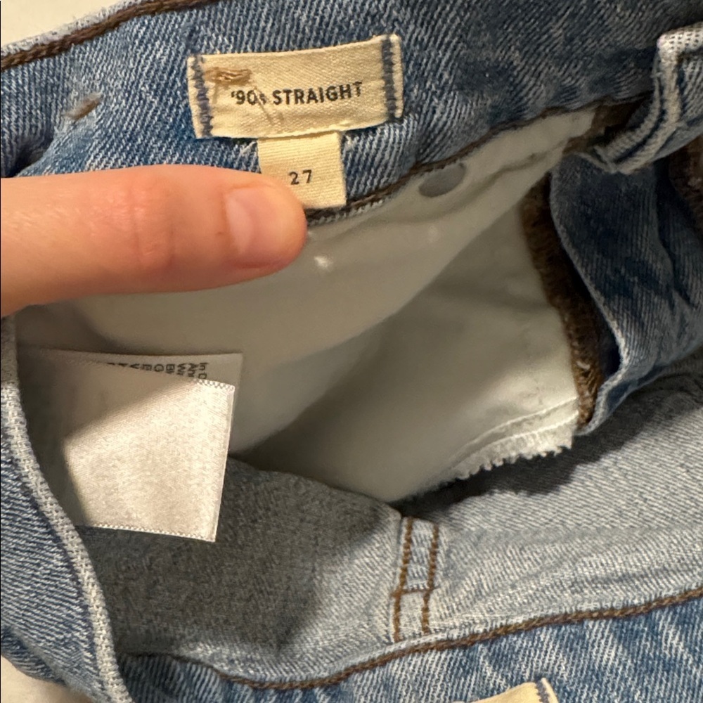 Madewell denim 90’s Straight Leg Jean - Picture 5 of 6